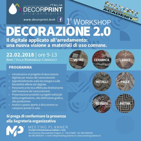 Decorazione 2.0. Il digitale applicato al mondo del vetro, del legno del metallo. Nuove opportunità di mercato