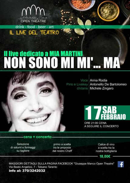 "Non sono Mimì... ma" Il Live dedicato a Mia Martini