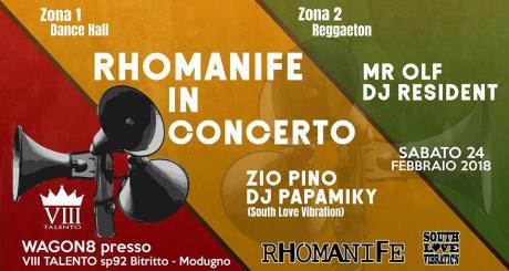 Rhomanife BAND in concerto + SouthLove in dance hall
