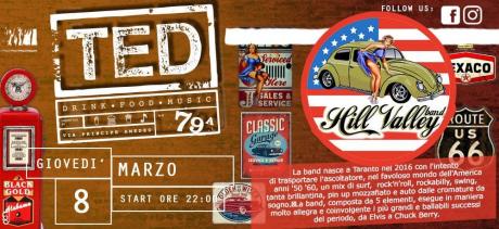 Hill Valley Band live al TED drink food and music