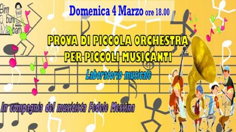 PROVA DI PICCOLA ORCHESTRA PER PICCOLI MUSICANTI