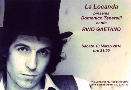 Domenico Tenerelli canta Rino Gaetano