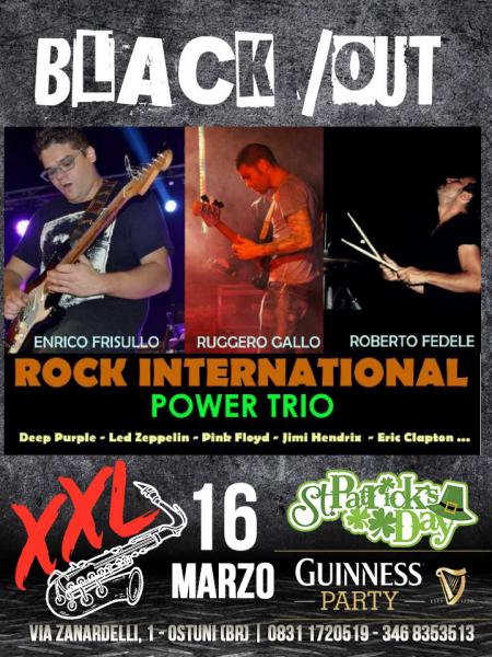 St.Patrick Day con i Black Out**Guinness Party at XXL Music Pub