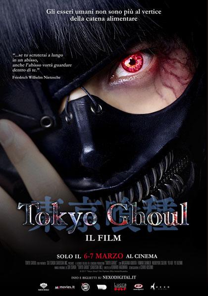 TOKYO GHOUL Il film SOLO IL 6 – 7 MARZO 2018 AL VIGNOLA DI POLIGNANO A MARE