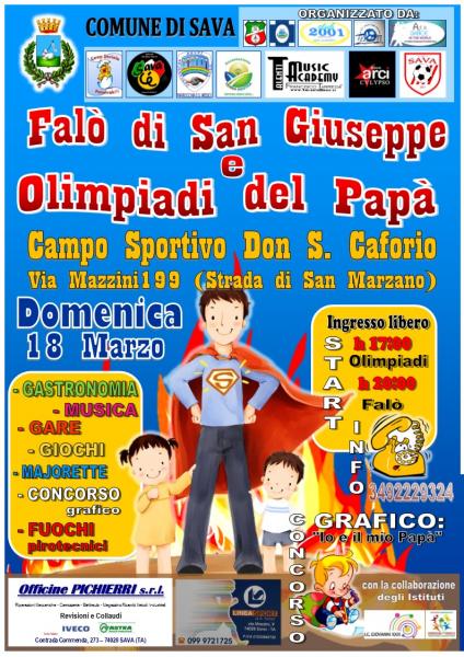 Falo'di San Giuseppe - Olimpiadi del Papa'