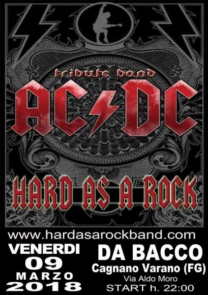Hard As A Rock - AC/DC Tribute live Da Bacco, Cagnano Varano FG