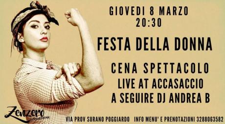 Festa Della Donna @Zenzero Food and Drink con gli Accasaccio Live