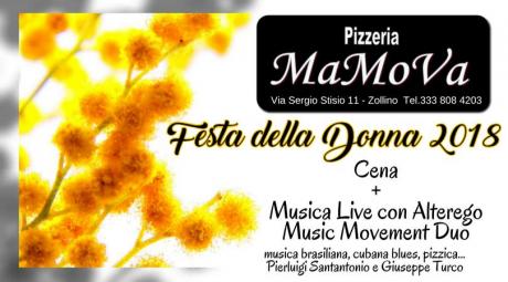 Festa della Donna - Pizzeria Mamova - Cena + Musica Live