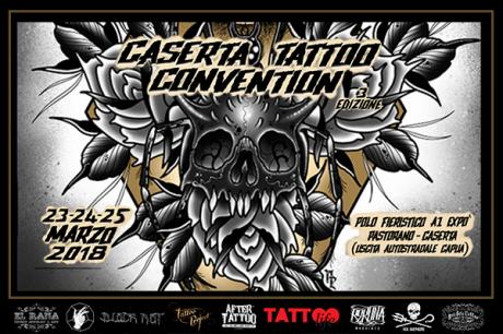 Caserta Tattoo Convention il 23, 24 e 25 Marzo presso l' A1 Expo' Polofieristico di Pastorano (Caserta).