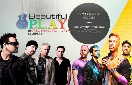 Beautiful Play U2 & Coldplay Acoustic Duo live Domani Smetto