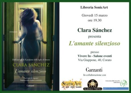 Clara Sanchez ospite della Libreria Sonicart
