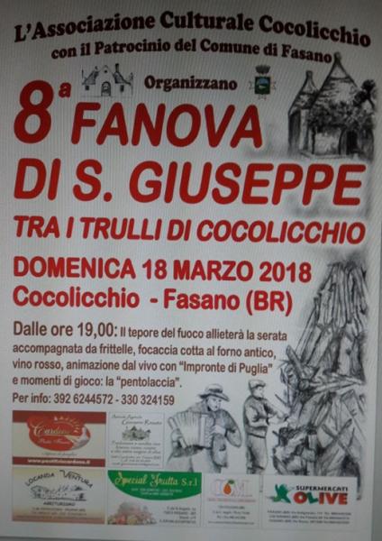 8^ FANOVA DI S. GIUSEPPE TRA I TRULLI DI COCOLICCHIO