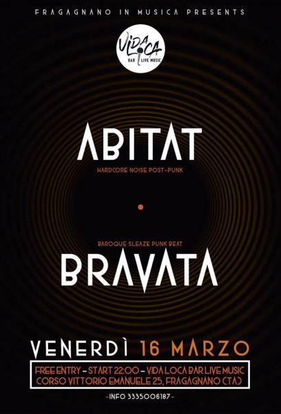 ABITAT + BRAVATA LIVE @ Vida Loca Bar e Live Music