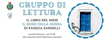 Terzo appuntamento del GRUPPO DI LETTURA