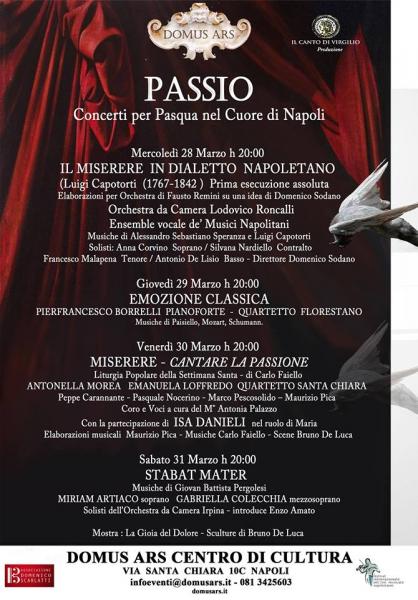 PASSIO- CONCERTI PER PASQUA NEL CUORE DI NAPOLI