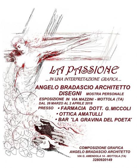 La Passione …in Una Interpretazione Grafica… Angelo Bradascio Architetto  Disegni - Mostra Personale