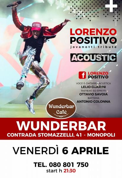 Wunderbar live cafè presenta:  Lorenzo Positivo tribute band