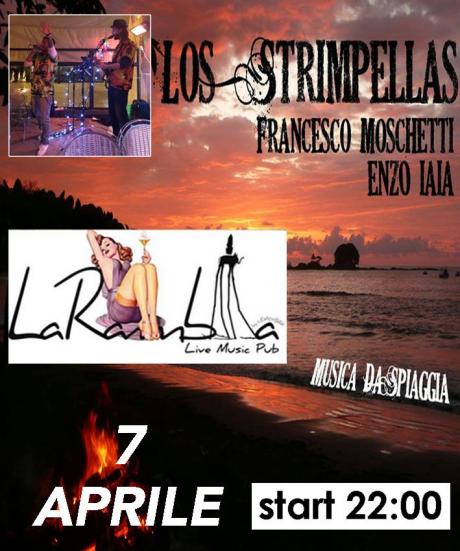 Los Strimpellas Musica da Spiaggia live La Rambla Bari