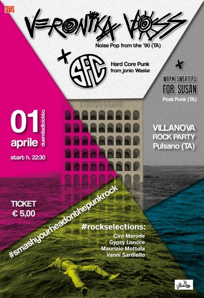 ROCK the Easter  con Veronika Voss / SFC / Warm Sweaters For Susan + Dj Set