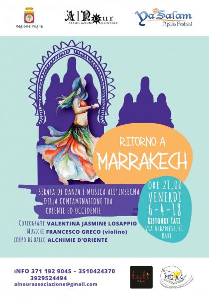 Ritorno a Marrakech - Musica e Danza tra Oriente ed Occidente