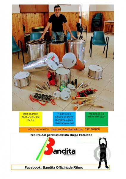 Open Day: Ritmi e Percussioni Afrobrasiliane