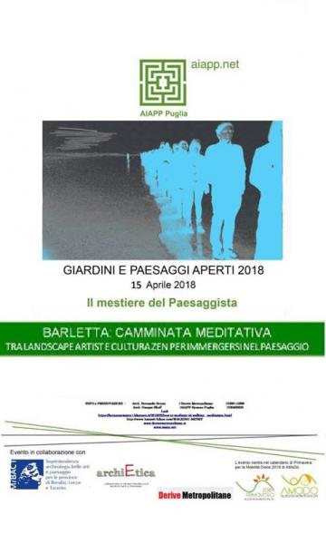 Giardini e Paesaggi Aperti - 2018 Camminata meditativa a Barletta