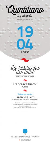La resilienza del tatto di Francesca Piccoli