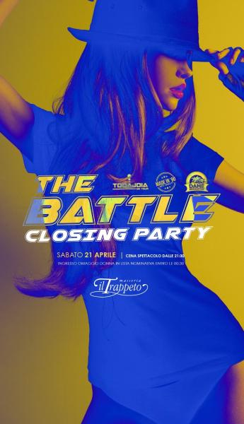 Sab 21 Apr Closing Party al TRAPPETO #Thebattle + cena con Pummarola Sound