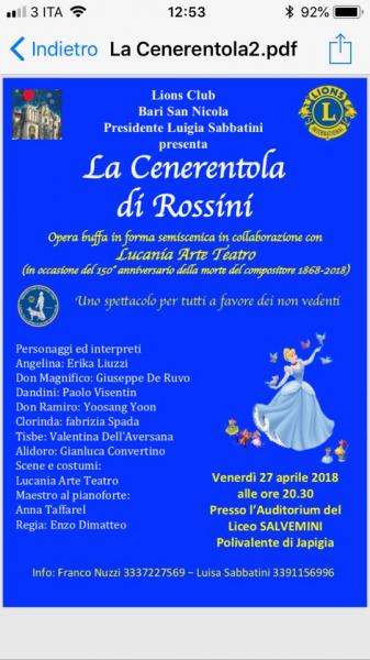 LA CENERENTOLA DI ROSSINI