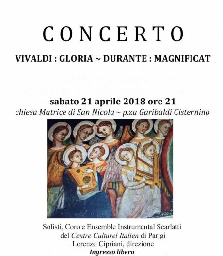 Concerto Vivaldi: Gloria Durante : Magnificat