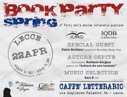 1° Book Party Spring 2018  – Agli autori noi facciamo la festa …