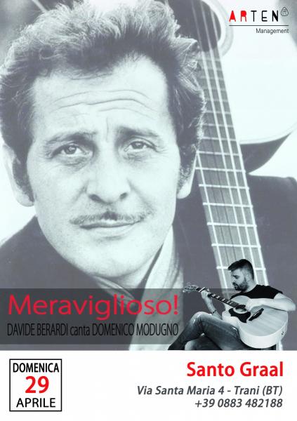 Meraviglioso - Davide Berardi canta Domenico Modugno a Trani