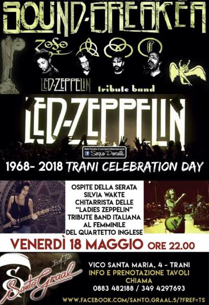 Led Zeppelin 1968 - 2018 Trani Celebration Day