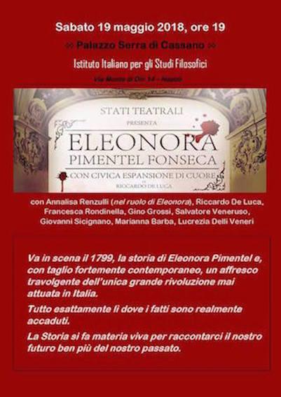 19 Maggio 2018 ELEONORA PIMENTEL FONSECA CON CIVICA ESPANSIONE DI CUORE