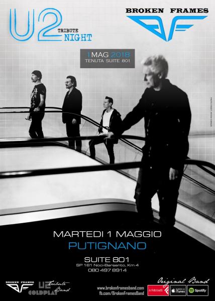 U2 Tribute Night by Broken Frames - 1 Maggio Putignano