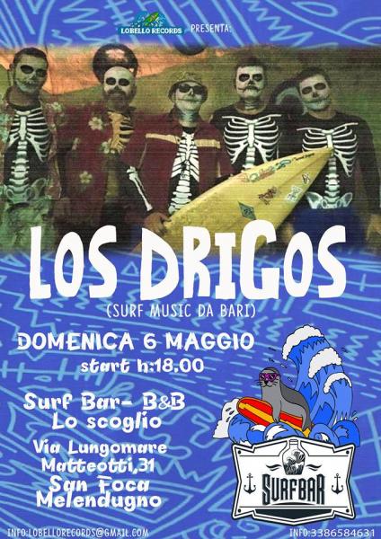 Los Drigos live al Surf Bar di San Foca (LE)
