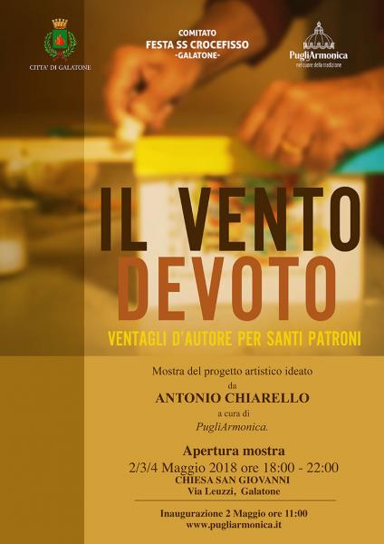 Il Vento devoto, ventagli d’autore per Santi Patroni.