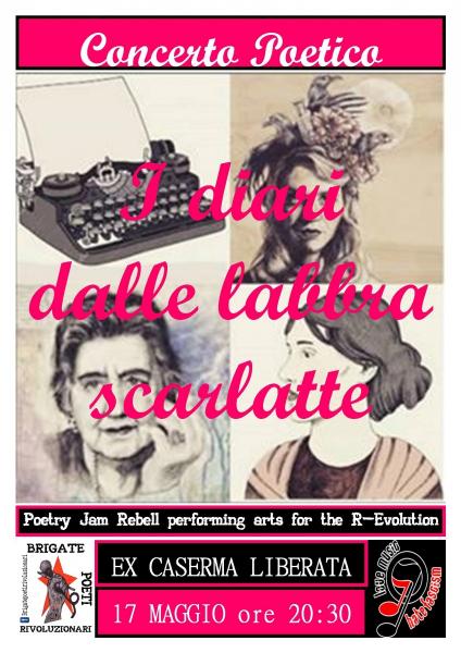 I Diari Dalle Labbra Scarlatte + Poetry Jam Rebell