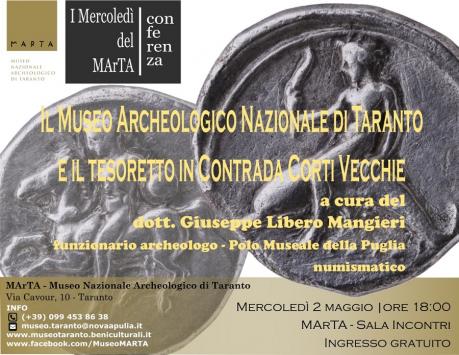 "Il Museo Archeologico Nazionale di Taranto e il tesoretto in Contrada Corti Vecchie" CONFERENZA