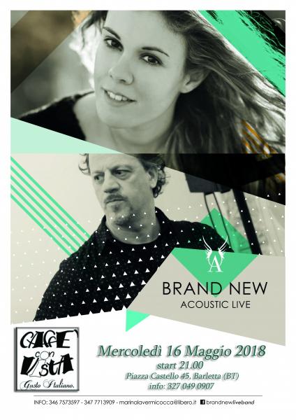 BRAND NEW LIVE (Acoustic Duet) at "Caffè con Vista" Barletta
