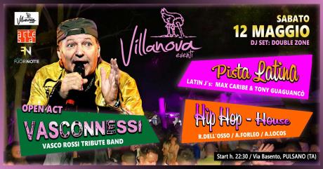 Sab 12 Maggio - VILLANOVA DiscoPub Pulsano - Live Band + Pista Latina + Area Disco