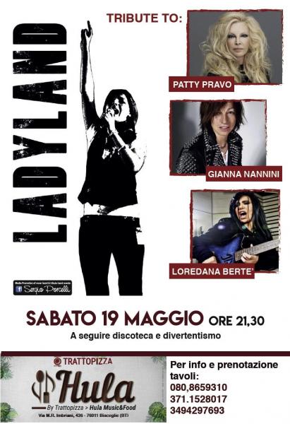 Ladyland - Tribute Patty Pravo, Loredana Bertè, Gianna Nannini