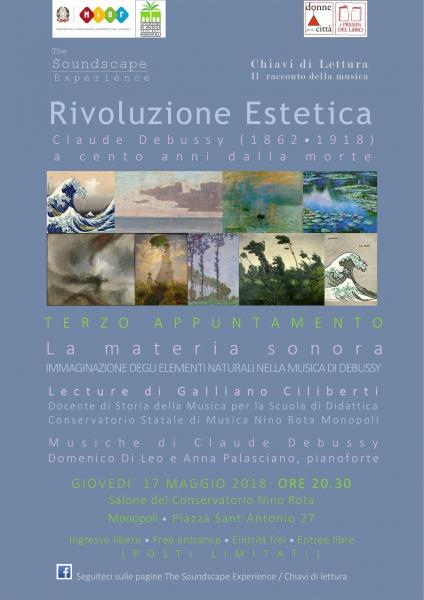 Rivoluzione Estetica 3 / La memoria sonora. Immaginazione degli elementi naturali nella musica di Debussy