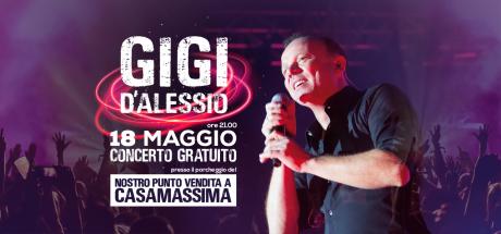 Gigi D'Alessio in concerto gratuito