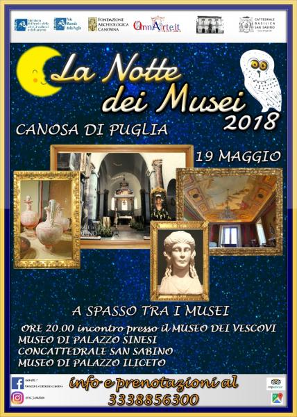 Notte dei Musei a Canosa di Puglia: l’antico Capoluogo di Puglia apre le porte dei propri musei