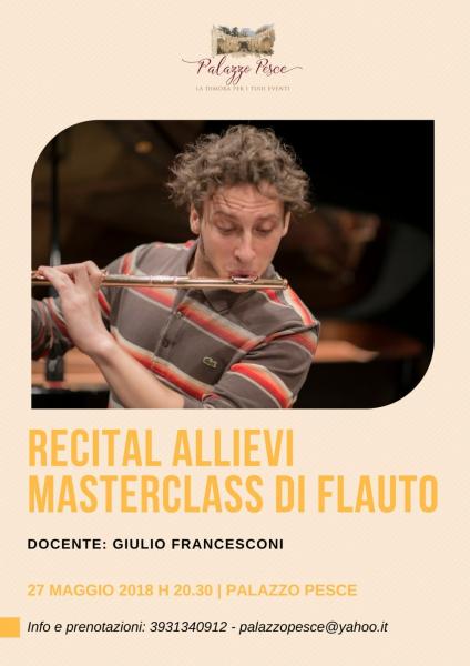 Recital Masterclass di flauto traverso