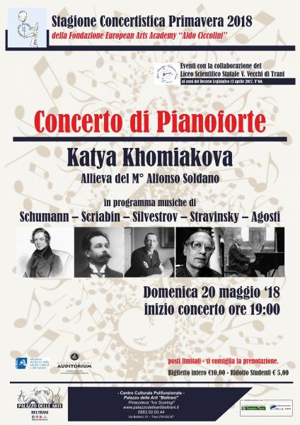 Concerto di Piano Solo - Katie Khomiakova