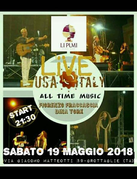Live Usa Italy- All time music