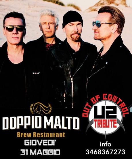 Out of Control U2 Tribute live Doppio Malto Bari