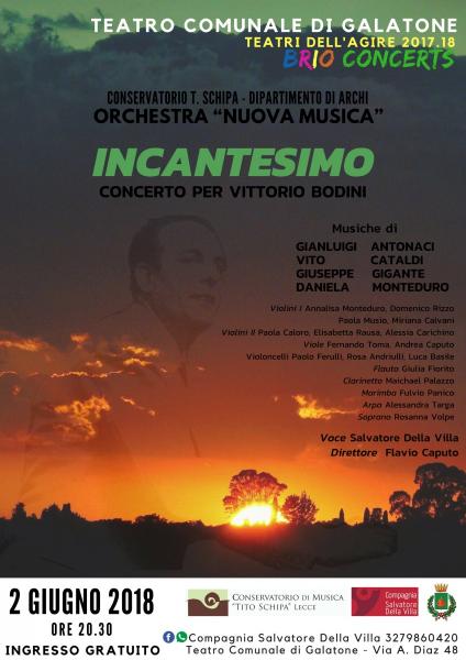 Incantesimo - Concerto per Vittorio Bodini